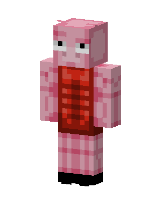 Pink Animal Girl skin, 3D preview
