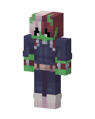 Blue Player Girl Minecraft skin