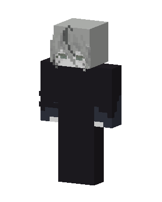 Black Player skin, 3D preview