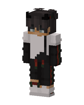 Demon Horn Boy skin, 3D preview