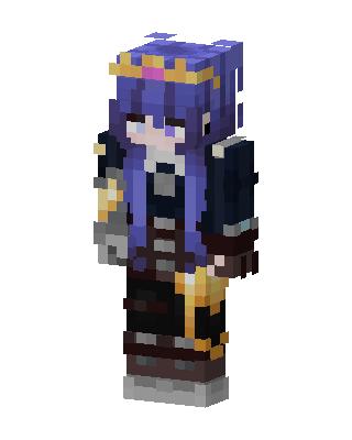 Royal Violet Mage Minecraft skin