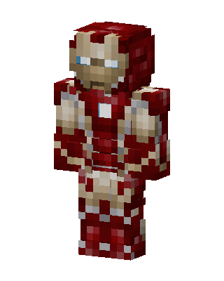Iron Man Minecraft skin