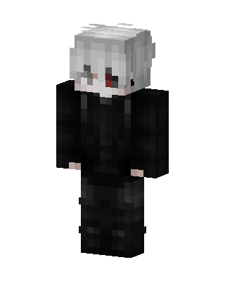 Black Villain Boy skin, 3D preview