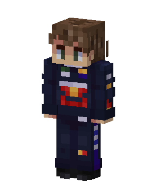 Blue Player Boy skin, 3D preview