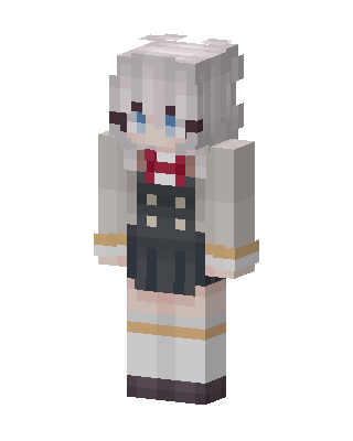 Silver Sailor Girl Minecraft skin