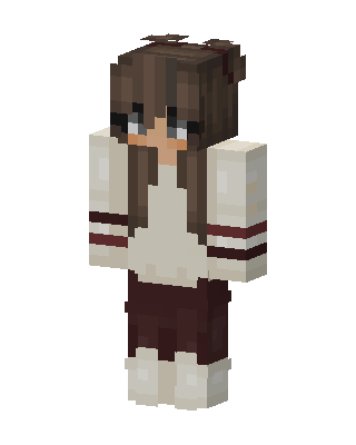 Cozy Bun Girl Minecraft skin