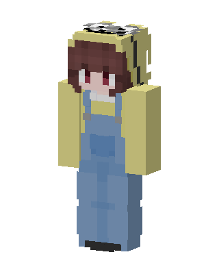 Blue Player Girl Minecraft blue skin