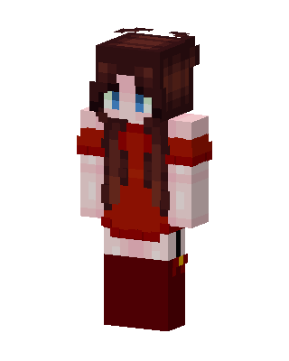 Aerith Gainsborough skin, 3D preview
