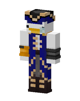 Blue Hero Boy skin, 3D preview