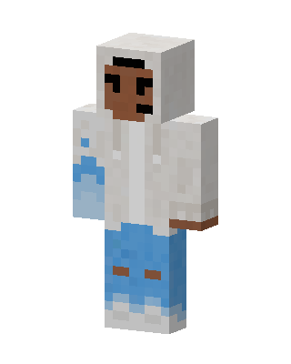 Icy Hoodie skin, 3D preview