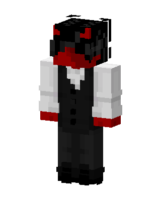 Black Player Boy skin, 3D preview
