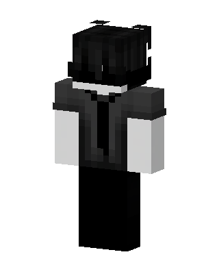 Monochrome Suit skin, 3D preview