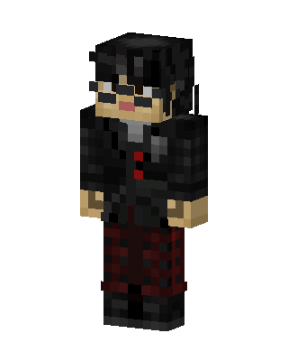 Goth Rocker skin, 3D preview