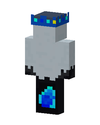 Sapphire Ghost King skin, 3D preview