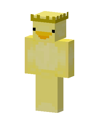 Crowned Duck skin, 3D preview