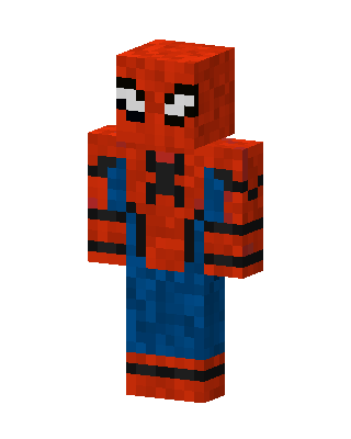 Spider-Man skin, 3D preview