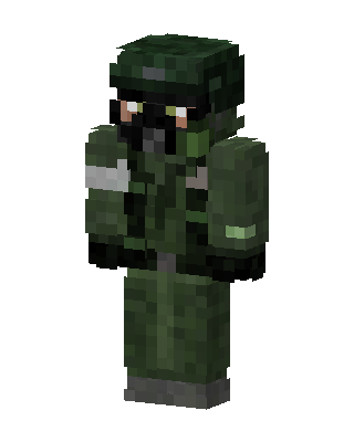 Gas Mask Soldier Minecraft skin