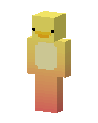 Rubber Duck skin, 3D preview
