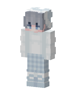 White Anime Girl Minecraft skin