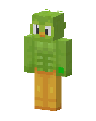 Duolingo Owl skin, 3D preview