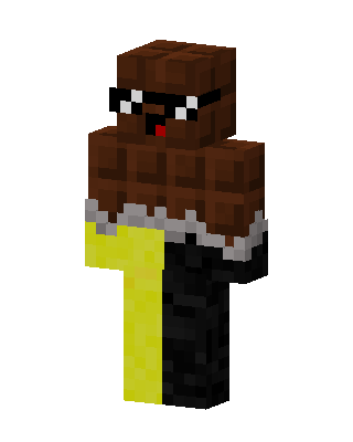 Brown Costume Boy skin, 3D preview