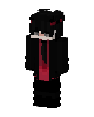 Crimson Hoodie skin, 3D preview