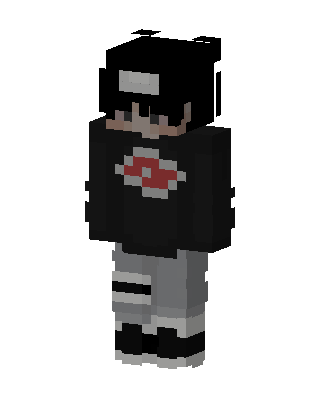 Akatsuki Itachi skin, 3D preview