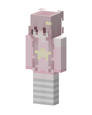 Pastel Star Girl skin, 3D preview
