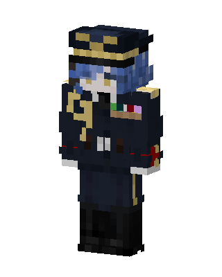 Naval Officer skin, 3D preview