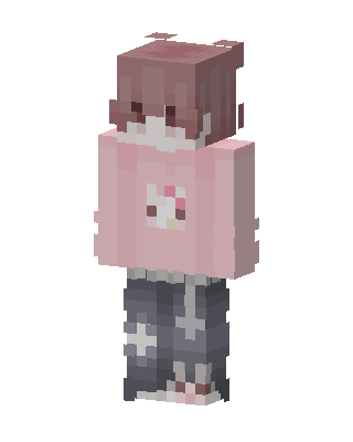 Pink Sweater Kitty skin, 3D preview