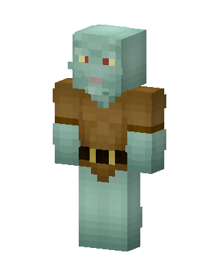 Squidward skin, 3D preview