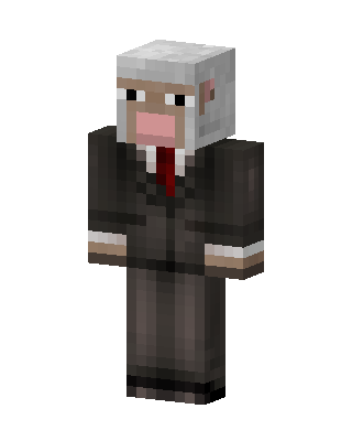 Sheep In Suit skin, 3D preview