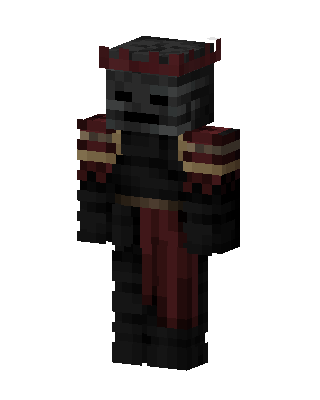 Wither King skin, 3D preview