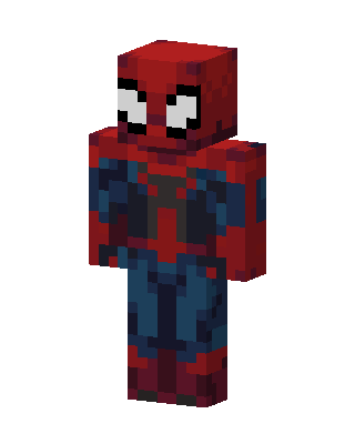 Spider-Man skin, 3D preview