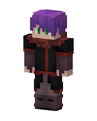 Crimson Scarf Mage skin, 3D preview