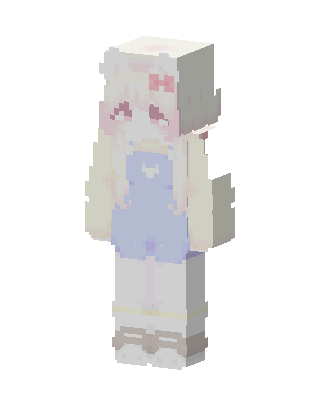 Pastel Bunny Girl Minecraft cute skin