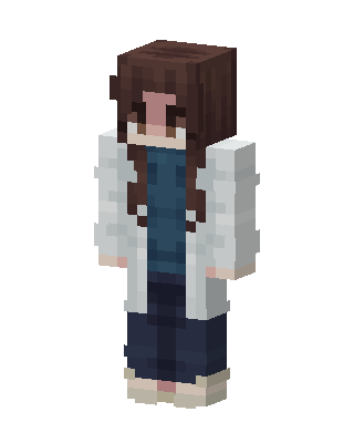 Lab Coat Girl Minecraft skin