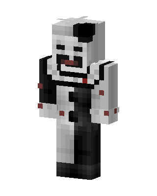 White Robot Boy skin, 3D preview