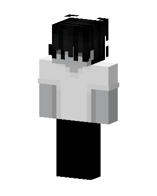Monochrome Boy skin, 3D preview