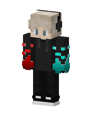 Black Suit Boy skin, 3D preview
