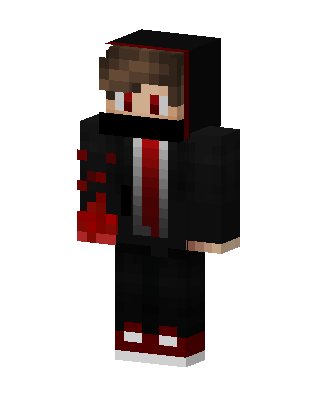 Crimson Hoodie skin, 3D preview