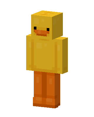 Rubber Duck skin, 3D preview