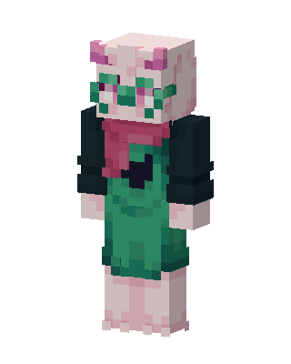 Ralsei Mask Minecraft cat girl skin