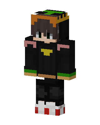 Batman Hoodie Boy skin, 3D preview