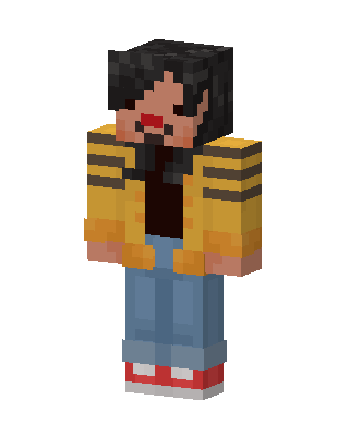 Yellow Jacket Rocker skin, 3D preview