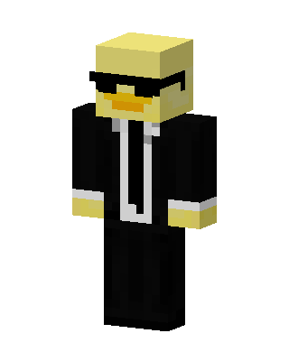 Duck In Suit skin, 3D preview