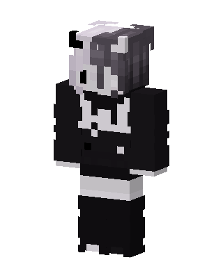 Black Emo skin, 3D preview