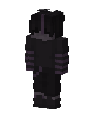 Black Villain Boy skin, 3D preview