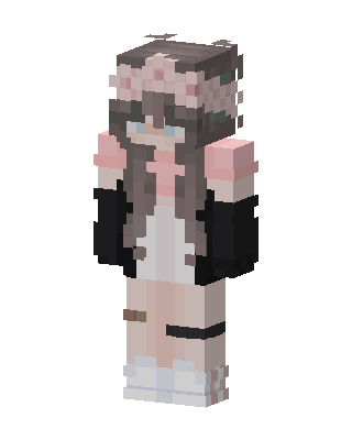 Blossom Girl skin, 3D preview