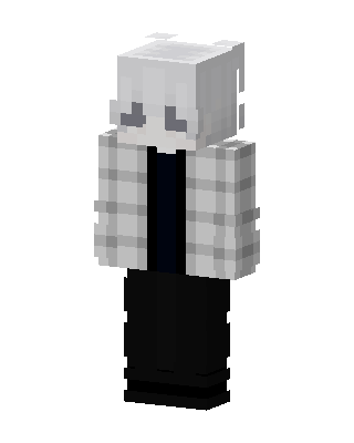 Plaid Ghost Boy Minecraft skin